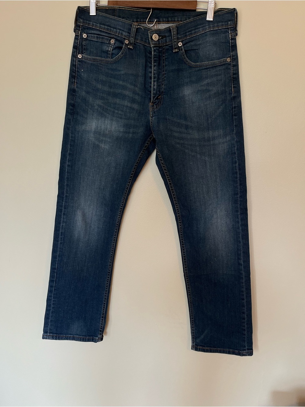 Levi's Men's Dark Blue Straight Jeans